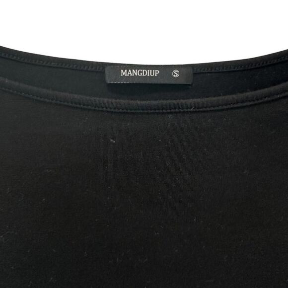 MANGDIUP Basic Sleeveless Bodysuit Black Small - Picture 8 of 11